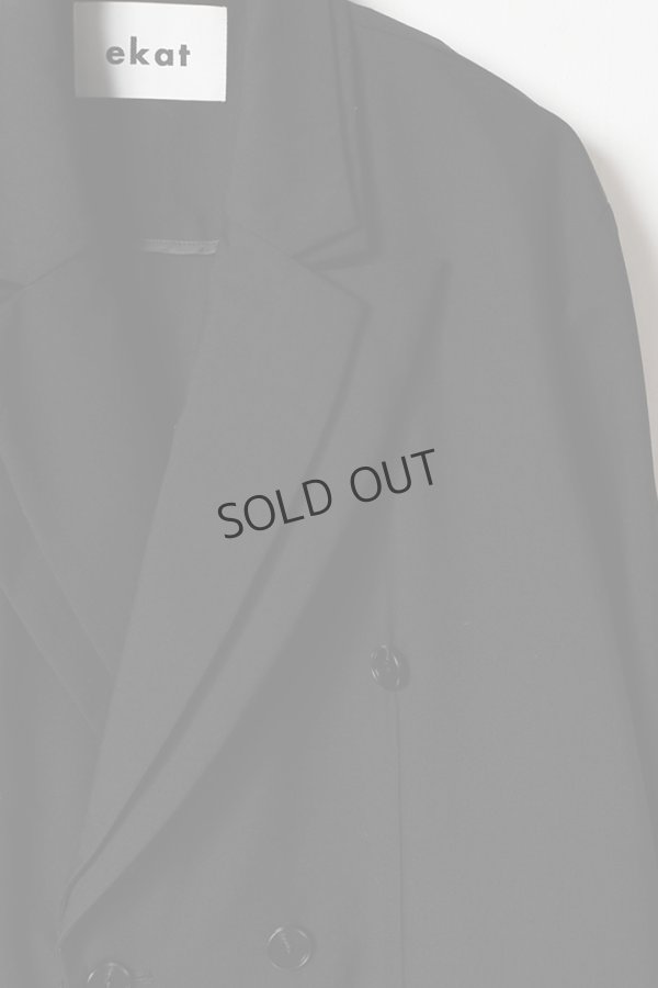 画像3: {SOLD}ekat エカット(UNISEX) DOUBLE COLLAR JACKET{-BFS} (3)