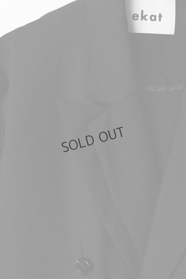 画像4: {SOLD}ekat エカット(UNISEX) DOUBLE COLLAR JACKET{-BFS} (4)