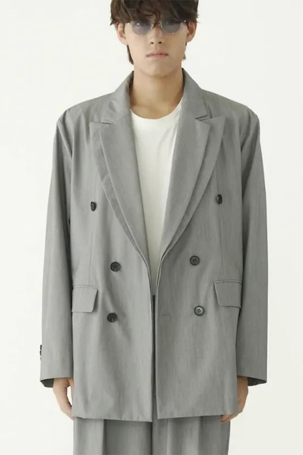 画像4: ekat エカット(UNISEX) DOUBLE COLLAR JACKET{-BFS} (4)