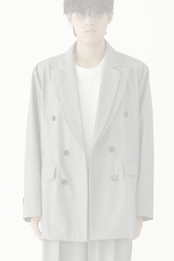 画像4:   ekat エカット(UNISEX) DOUBLE COLLAR JACKET{-BFS} (4)