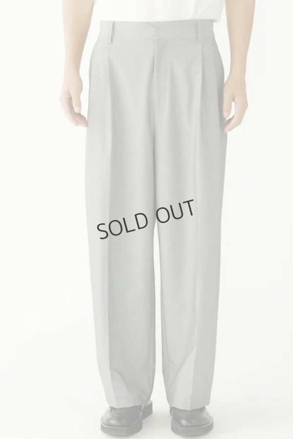 画像1: {SOLD}ekat エカット(UNISEX) COCCON TUCK TROUSERS{-BFS} (1)