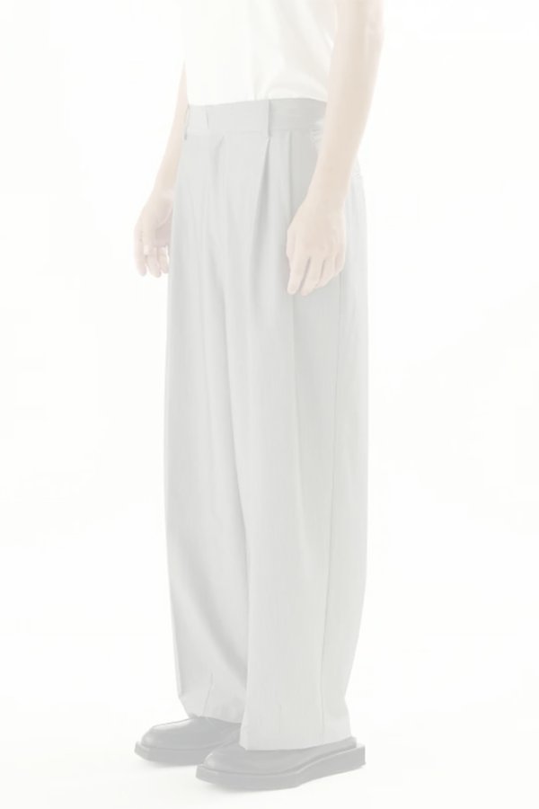 画像2:   ekat エカット(UNISEX) COCCON TUCK TROUSERS{-BFS} (2)