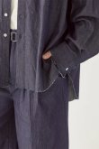 画像3: ekat エカット(UNISEX) CUT OFF DENIM SHIRT{-BFS} (3)