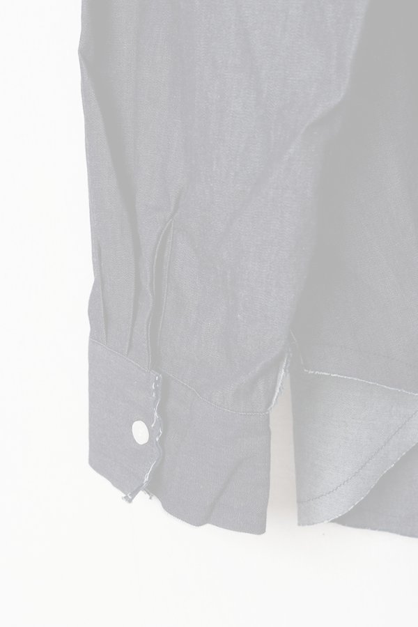 画像10:  {SOLD} ekat エカット(UNISEX) CUT OFF DENIM SHIRT{-BFS} (10)