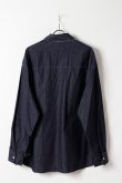画像11: ekat エカット(UNISEX) CUT OFF DENIM SHIRT{-BFS} (11)