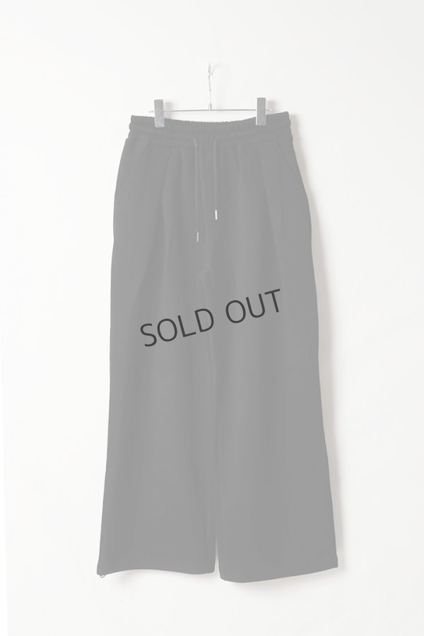 画像1: {SOLD}ekat エカット(UNISEX) FRONT TUCK WIDE SWEAT PANTS{-BFS} (1)