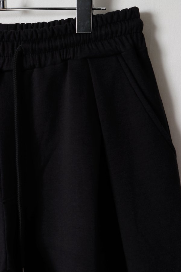 画像2: ekat エカット(UNISEX) FRONT TUCK WIDE SWEAT PANTS{-BFS} (2)