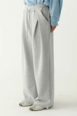 画像2: {SOLD}ekat エカット(UNISEX) FRONT TUCK WIDE SWEAT PANTS{-BFS} (2)