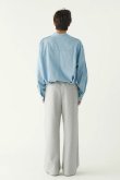 画像5: {SOLD}ekat エカット(UNISEX) FRONT TUCK WIDE SWEAT PANTS{-BFS} (5)