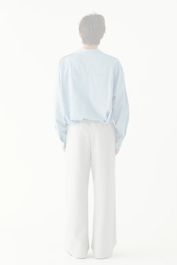画像5:   ekat エカット(UNISEX) FRONT TUCK WIDE SWEAT PANTS{-BFS} (5)