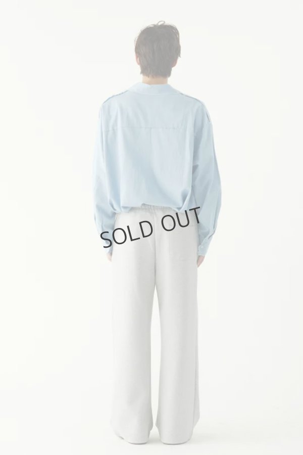 画像5: {SOLD}ekat エカット(UNISEX) FRONT TUCK WIDE SWEAT PANTS{-BFS} (5)