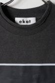 画像2: ekat エカット(UNISEX) SHADOW LAYERED T SHIRTS{-BFS} (2)