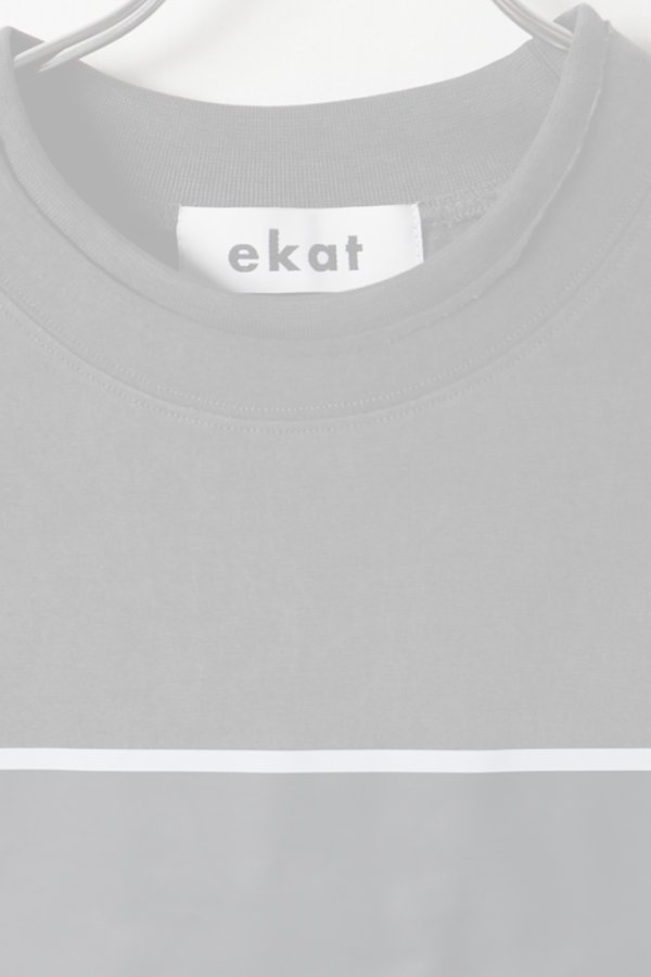 画像2:   ekat エカット(UNISEX) SHADOW LAYERED T SHIRTS{-BFS} (2)