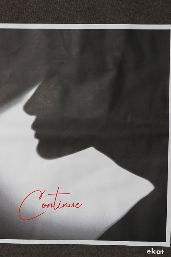 画像3: ekat エカット(UNISEX) SHADOW LAYERED T SHIRTS{-BFS} (3)