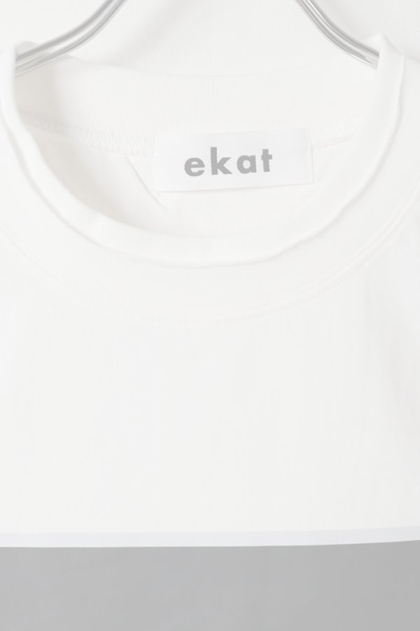 画像2:  {SOLD} ekat エカット(UNISEX) SHADOW LAYERED T SHIRTS{-BFS} (2)