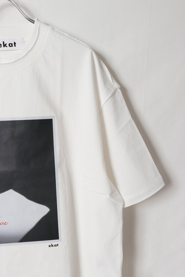 画像4: ekat エカット(UNISEX) SHADOW LAYERED T SHIRTS{-BFS} (4)