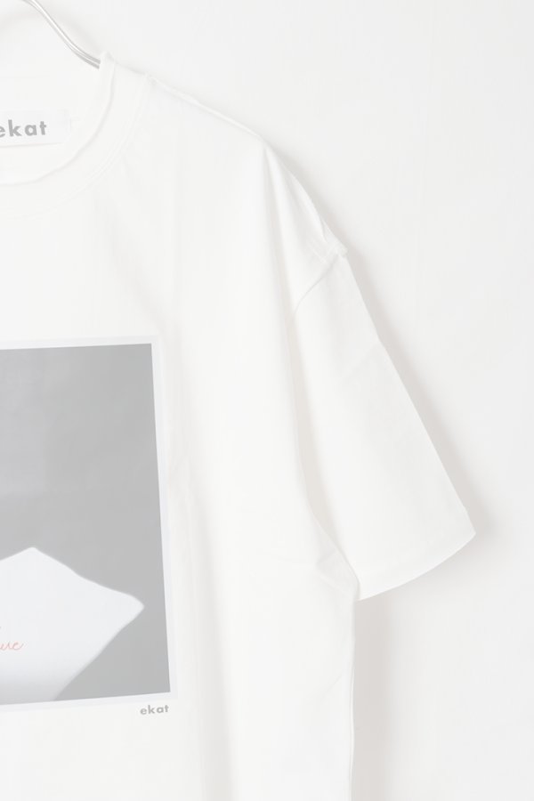 画像4:  {SOLD} ekat エカット(UNISEX) SHADOW LAYERED T SHIRTS{-BFS} (4)