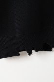 画像4: ekat エカット(UNISEX) DAMAGE KNIT VEST{-BFS} (4)