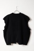 画像5: ekat エカット(UNISEX) DAMAGE KNIT VEST{-BFS} (5)
