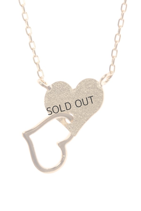画像2: {SOLD}Enasoluna エナソルーナ You & Me necklace（Heart）{-ADA} (2)