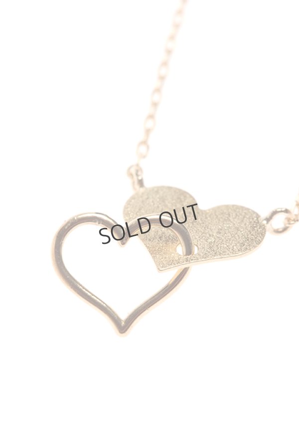 画像3: {SOLD}Enasoluna エナソルーナ You & Me necklace（Heart）{-ADA} (3)