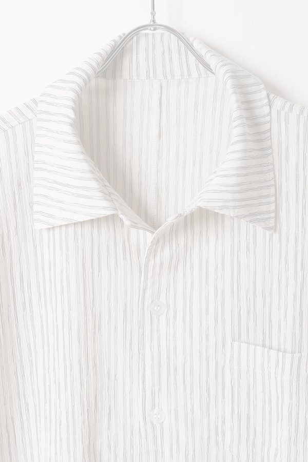 画像3:  {SOLD} ekat エカット(UNISEX) PETALUM CREPE SHIRT{-BFS} (3)