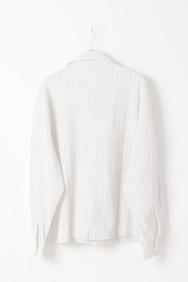 画像6:  {SOLD} ekat エカット(UNISEX) PETALUM CREPE SHIRT{-BFS} (6)