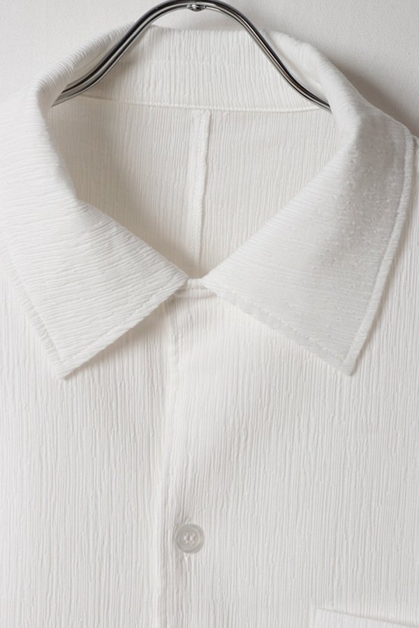 画像2: ekat エカット(UNISEX) PETALUM CREPE SHIRT{-BFS} (2)