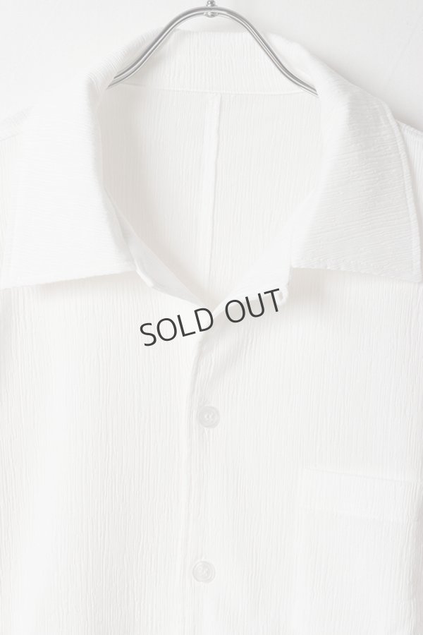 画像3: {SOLD}ekat エカット(UNISEX) PETALUM CREPE SHIRT{-BFS} (3)