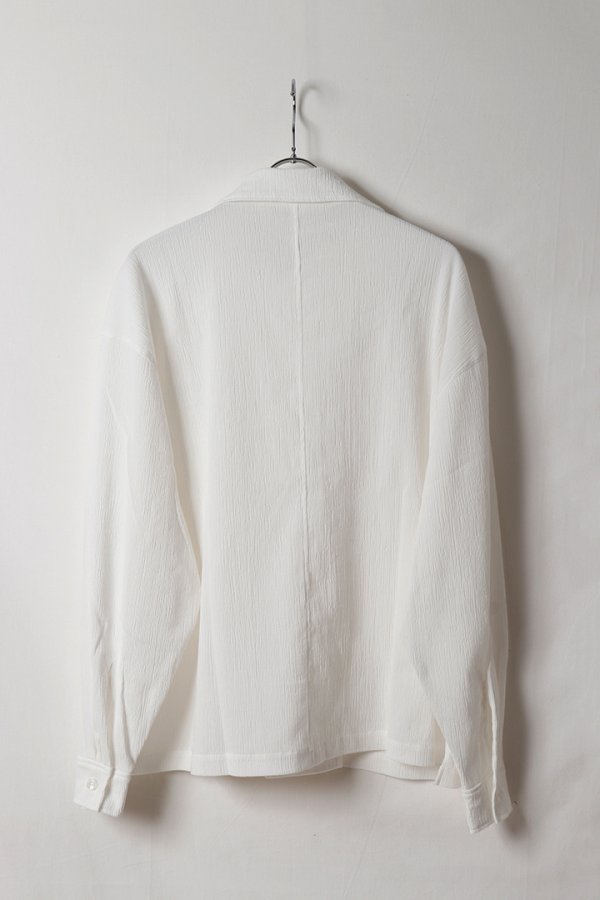 画像6: ekat エカット(UNISEX) PETALUM CREPE SHIRT{-BFS} (6)