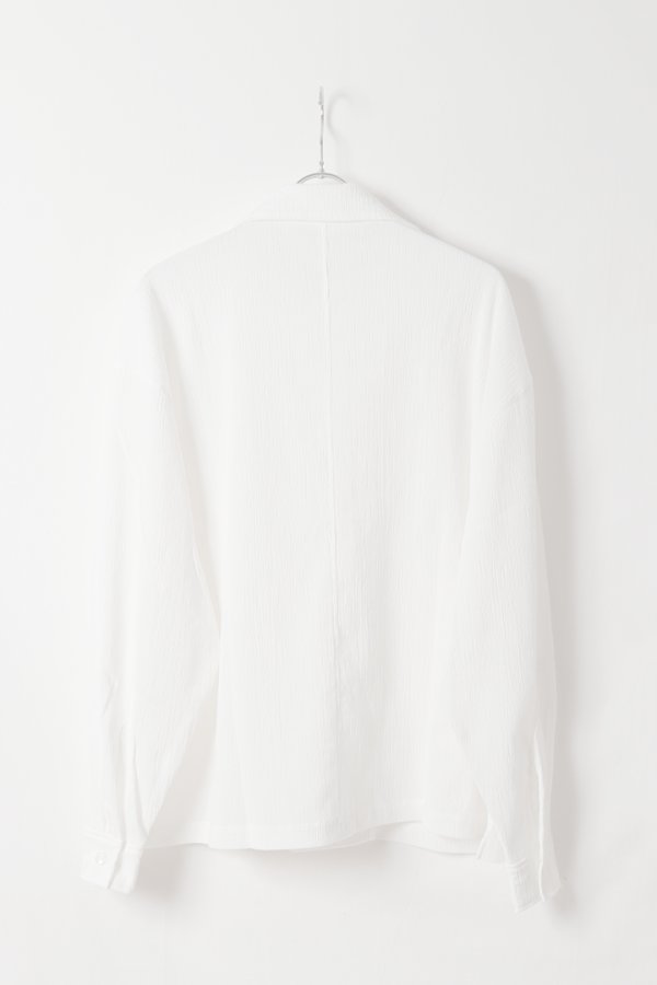 画像6:  {SOLD} ekat エカット(UNISEX) PETALUM CREPE SHIRT{-BFS} (6)