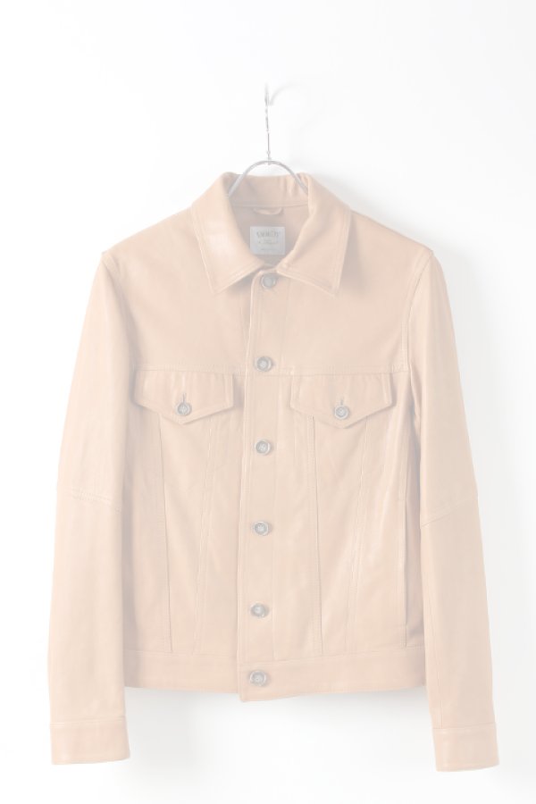 画像1:   【正規品】EMMETI エンメティ ENNIO Lambskin nappa JACKET{-AHA} (1)