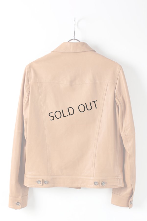 画像2: {SOLD}【正規品】EMMETI エンメティ ENNIO Lambskin nappa JACKET{-AHA} (2)