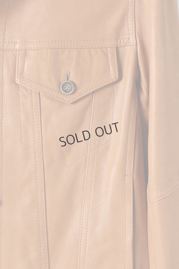 画像3: {SOLD}【正規品】EMMETI エンメティ ENNIO Lambskin nappa JACKET{-AHA} (3)