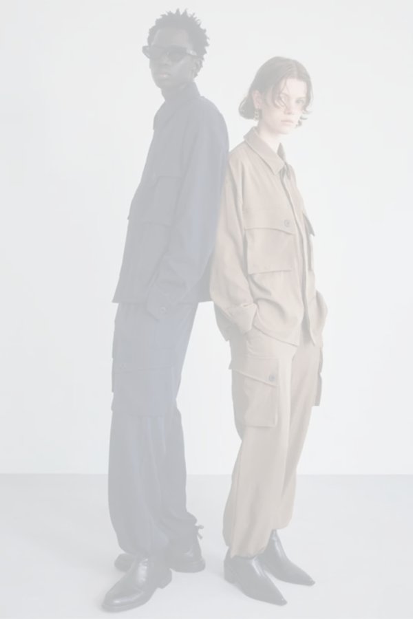 画像3:   ekat エカット(UNISEX) SAFARI DROST CARGO PANTS{-BEA} (3)