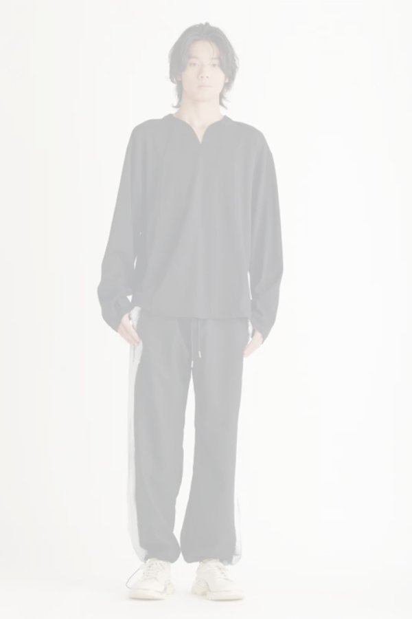 画像13:   ekat エカット(UNISEX) 3D PATTERN U NECK TOPS{-BEA} (13)