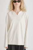 画像6: ekat エカット(UNISEX) 3D PATTERN U NECK TOPS{-BEA} (6)