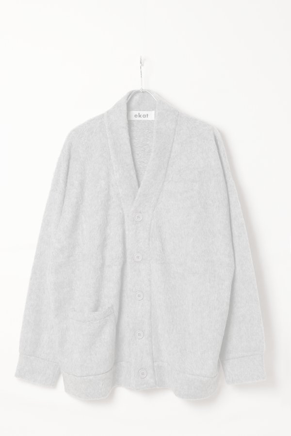 画像1:   ekat エカット(UNISEX) SHAGGY CARDIGAN{-BEA} (1)