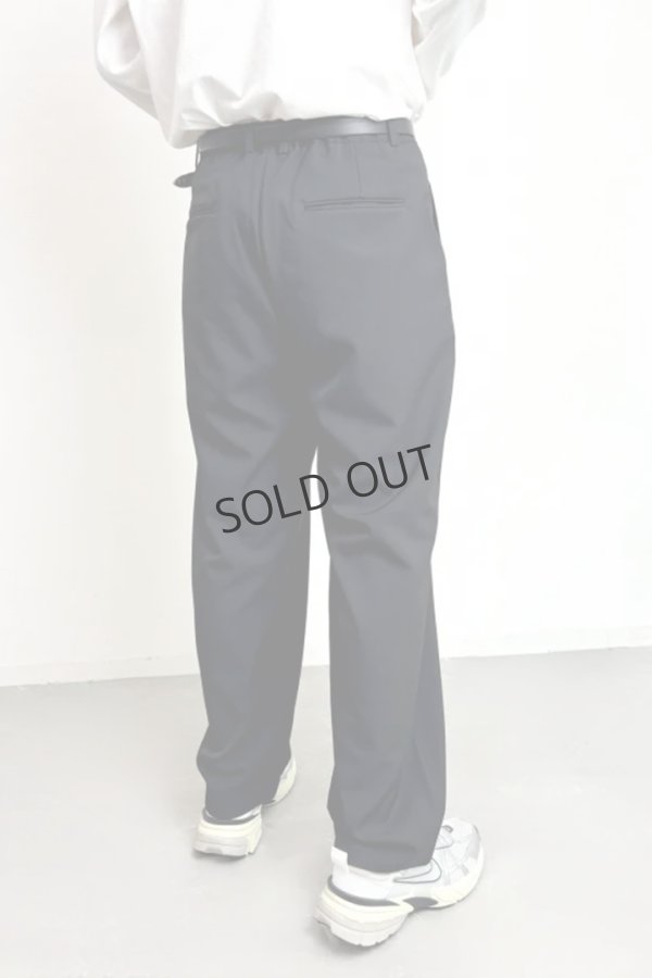 画像9: ekat エカット(UNISEX) DOUBLE TUCK WIDE PANTS{-BEA} (9)