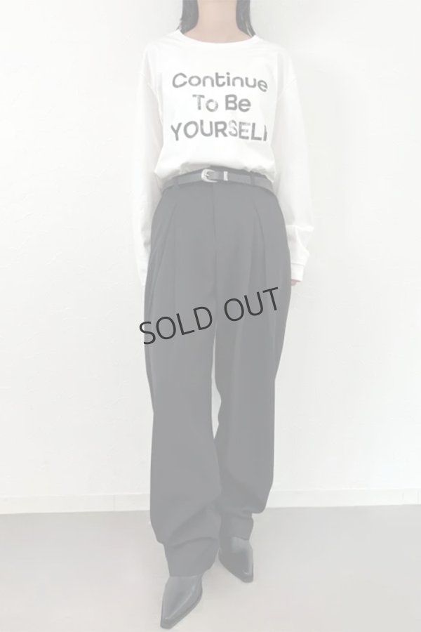 画像14: ekat エカット(UNISEX) DOUBLE TUCK WIDE PANTS{-BEA} (14)