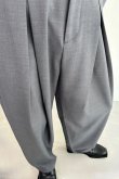 画像10: ekat エカット(UNISEX) DOUBLE TUCK WIDE PANTS{-BEA} (10)
