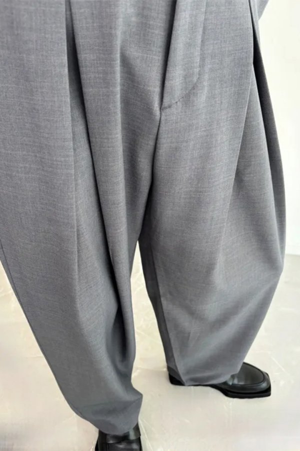 画像10: ekat エカット(UNISEX) DOUBLE TUCK WIDE PANTS{-BEA} (10)