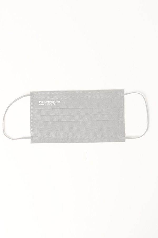 画像5:   evolvetogether イヴォルブトゥギャザー GRAY（30 face masks pack｜30枚入り）{-BCS} (5)