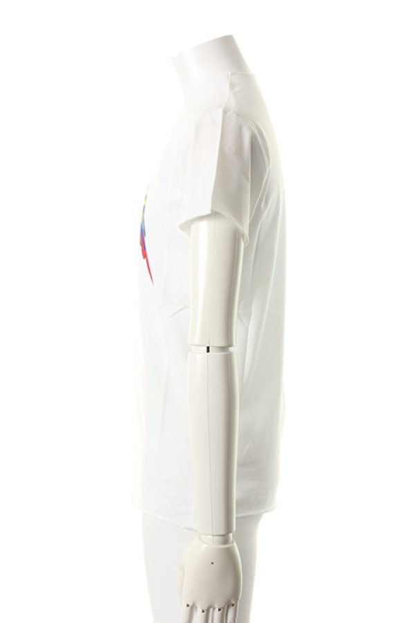 画像3: 【 50%OFF セール64,350円→32,175円】 lucien pellat-finet ルシアン ペラフィネ WHITE/PARRO TS/BLACK OUT LINE T-SHIRT{-ADS} (3)