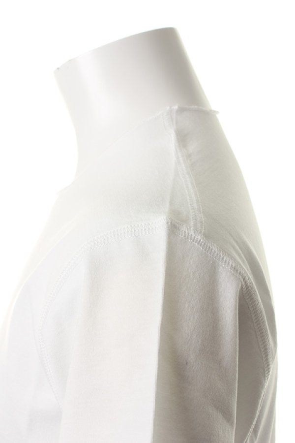 画像5: 【 50%OFF セール64,350円→32,175円】 lucien pellat-finet ルシアン ペラフィネ WHITE/PARRO TS/BLACK OUT LINE T-SHIRT{-ADS} (5)