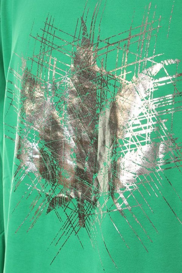 画像4: 【 50%OFF セール86,350円→43,175円】 lucien pellat-finet ルシアン ペラフィネ LEAF1 SCRATCH PRINT R.N.L.S.{-AEA} (4)