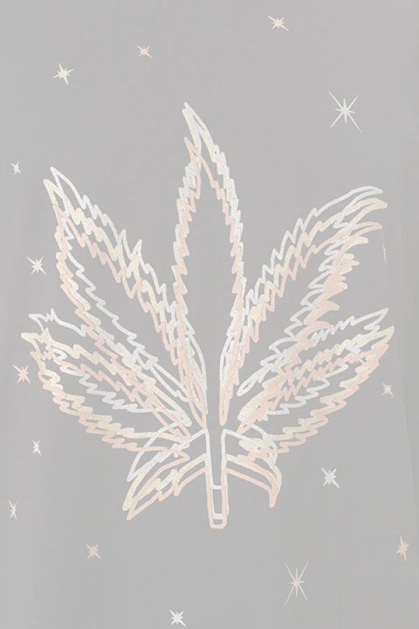画像4:   lucien pellat-finet ルシアン ペラフィネ MULTI OUTLINE LEAF(F) LONG SLEEVE T-SHIRT{-AFA} (4)