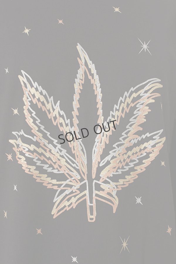 画像4: {SOLD}lucien pellat-finet ルシアン ペラフィネ MULTI OUTLINE LEAF(F) LONG SLEEVE T-SHIRT{-AFA} (4)