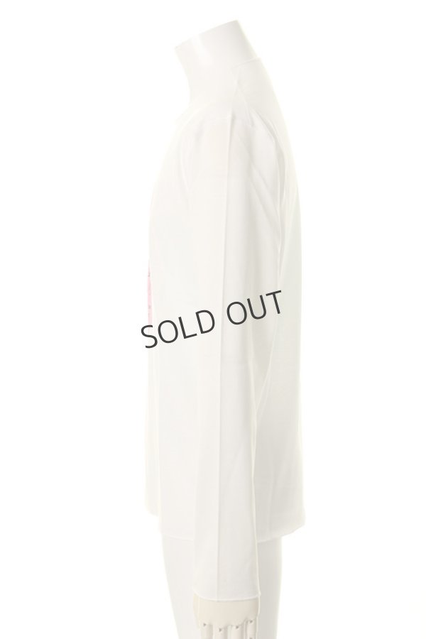 画像3: {SOLD}lucien pellat-finet ルシアン ペラフィネ PINK SKULL（F）LONG SLEEVE T－SHIRT{-AGA} (3)