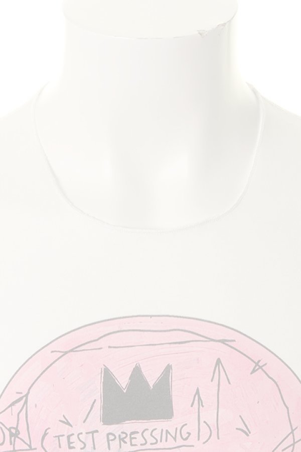 画像4:   lucien pellat-finet ルシアン ペラフィネ PINK SKULL（F）LONG SLEEVE T－SHIRT{-AGA} (4)